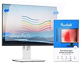 Ocushield Anti-Blaulicht 532 x 299mm PC Monitor Bildschirmschutz mit Privacy Filter – PC Bildschirm mit Blue-Light Sperrung – Blaulicht-Filter