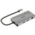 Club3D CSV-1593 8 Port USB-C® (USB 3.2 Gen 2) Multiport Hub Grau