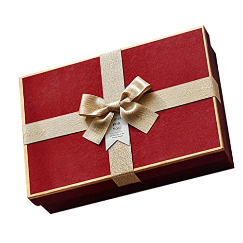 SOIMISS Geschenk Box mit Deckel für Weihnachten Geburtstage Braut Duschen Hochzeiten Baby Duschen Promotionen