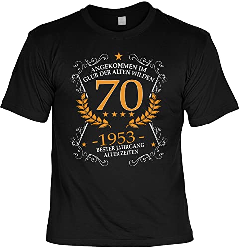 Shirt zum 70 Geburtstag - 70 Jahre Leiberl Geschenk zum 70. Geburtstag (5XL, Club der Alten)