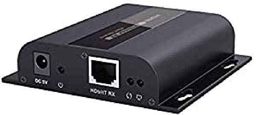 PremiumCord Empfänger für HDMI Extender bis zu 120m über LAN, TCP/IP, HDBitT, 1 Sender an viele Empfänger, Metallgehäuse, Erweiterungscode: khext120-1