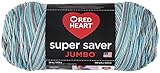 Red Heart „Super Saver Jumbo“ Strickgarn, 073650013508, Papier, Mehrfarbig, 0.1 x 0.1 x 0.1 cm