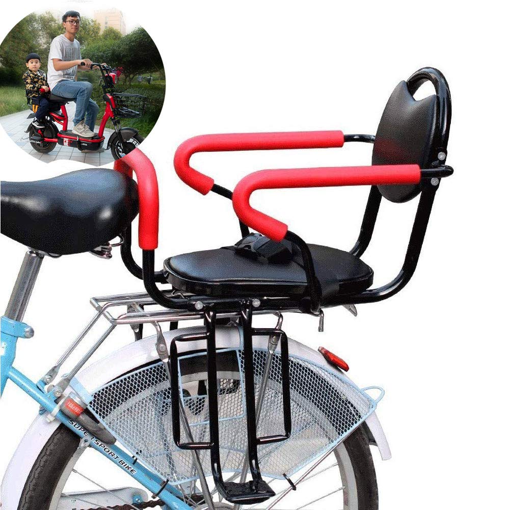 WING Kindersitz Fahrrad Hinten bis 30kg, Fahrradsitze Sicherheitsträger Kind Babysitz mit Sicherheitsgurt Geeignet für Elektrische Fahrrad Mountainbike