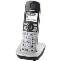 Panasonic KX-TGE510 - Schnurlostelefon mit Rufnummernanzeige - DECTGAP - Schwarz, Silber (KX-TGE510GS)