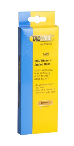 Tacwise 0485 Typ 500/50mm gewinkelte verzinkte Nägel, 1.000 Stück