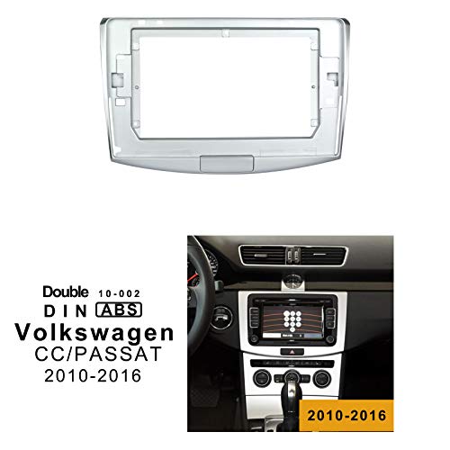 EZoneTronics 25,7 cm (10,1 Zoll) großer Rahmen für Autoradio von Volkswagen CC/Passat 2010–2016 10–002