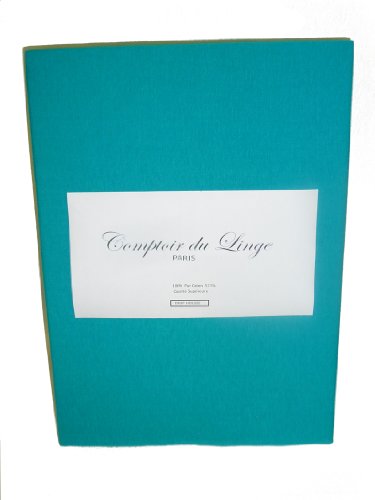 Comptoir du Linge ddh421620 Spannbettlaken, hochwertige Baumwolle, Türkis