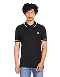 Calvin Klein Jeans Herren Poloshirt Kurzarm, Schwarz (Ck Black), S