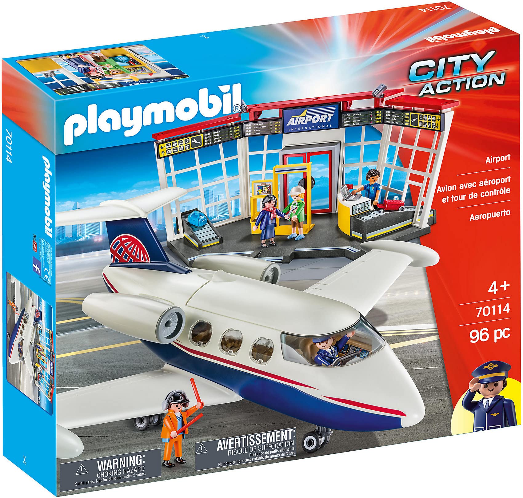 Playmobil 70114 Airport 96 Stück City Action