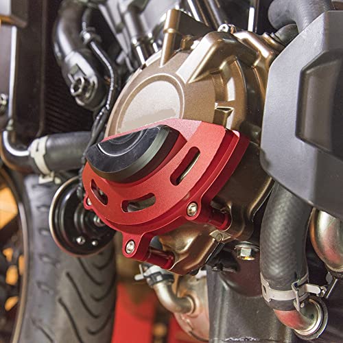 Fayedenicy 19-20 CB650R Rahmenschieber Motorrad CNC Aluminium Motorgehäuse Schutz Seitenabdeckung Absturzsicherung für 2019 2020 Hon-da CB 650R 650 R Zubehör (Schwarz)