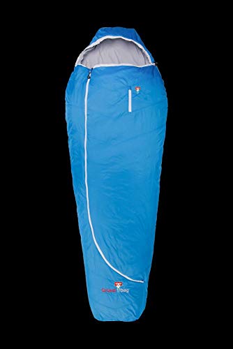 Grüezi Bag Biopod Wolle Plus Schlafsack (Blau)