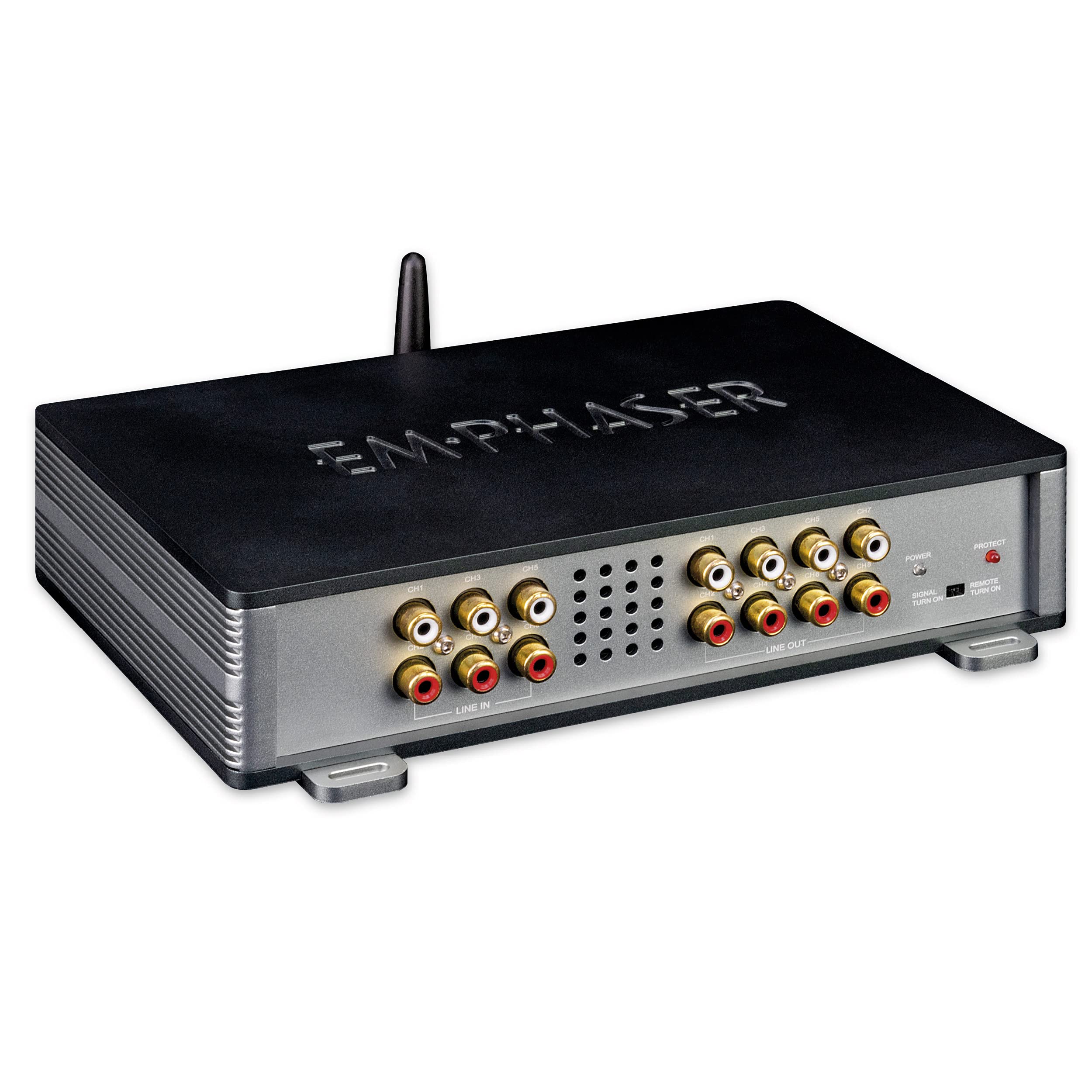 EMPHASER EA-D800 – Digit-Line 8-Kanal DSP-Verstärker, Endstufe mit Bluetooth Audio Streaming und Steuerung per Handy App