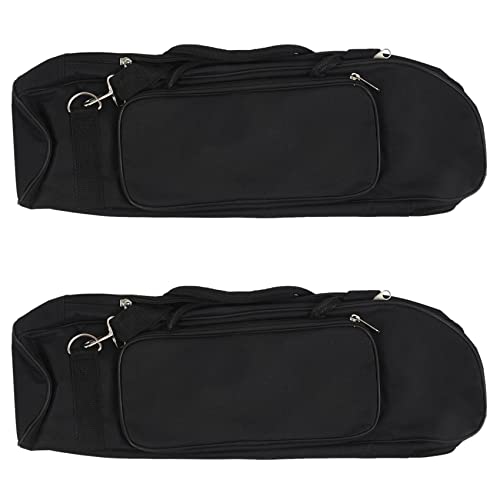 MULOUTSPO 2X Trompete Tasche Professional Gepolsterte Tasche Rucksack Handtasche mit Schulter Gurt Instrument