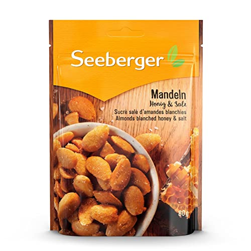 Seeberger Blanchierte Mandeln Honig & Salz, 13er Pack (13 x 80 g)