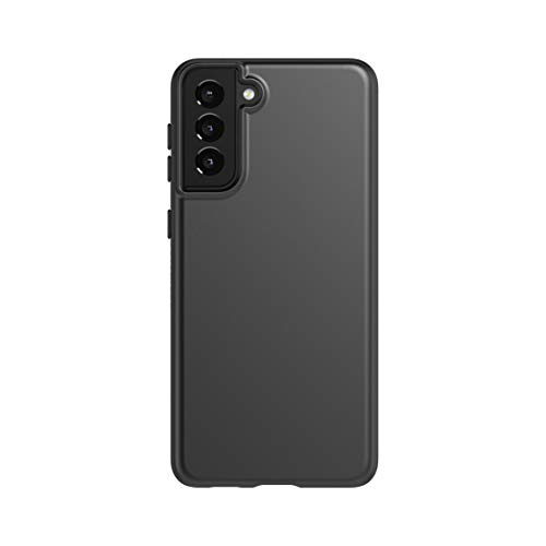 tech21 Evo Slim Case für Samsung S21 + (Plus) 5G - keimbekämpfende antimikrobielle Handyhülle mit 2,4 m Fallschutz, Anthrazit Schwarz