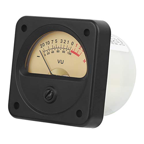 TR-45 VU-Messgerät, tragbares DB-Messgerät für Leistungsverstärker, hochpräzises VU-Messgerät mit Schallpegelmessgerät für Hintergrundbeleuchtung, geeignet für verschiedene Szenen wie Aufnahmestudio,