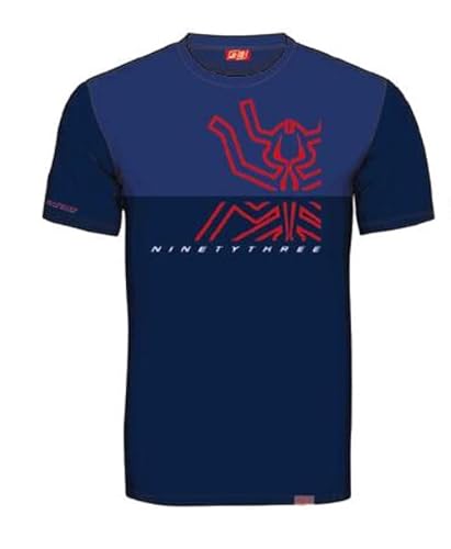 MM93 T-Shirt Marc Marquez Ninetythree offizielles MotoGP, blau, XL