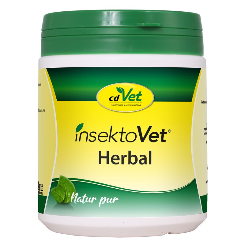 cdVet InsektoVet Herbal 250 g - natürliche Nahrungsergänzung für Hunde mit Vitaminen, Mineralstoffen und Spurenelementen zur Unterstützung des Hautstoffwechsels und Abwehrfunktion der Haut