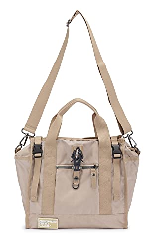George Gina & Lucy Re-Nylon Show Ping Hand Bag Beige Jiing