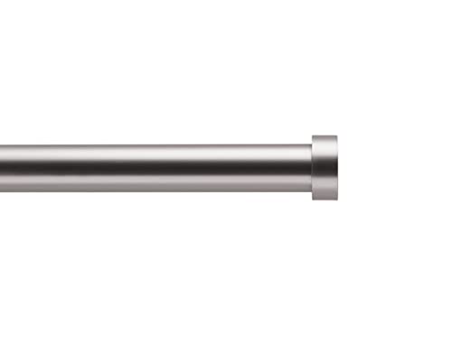ACAZA Ausziehbare Gardinenstange - Verstellbare Vorhangstange - Stange von 90-170 cm - Silber