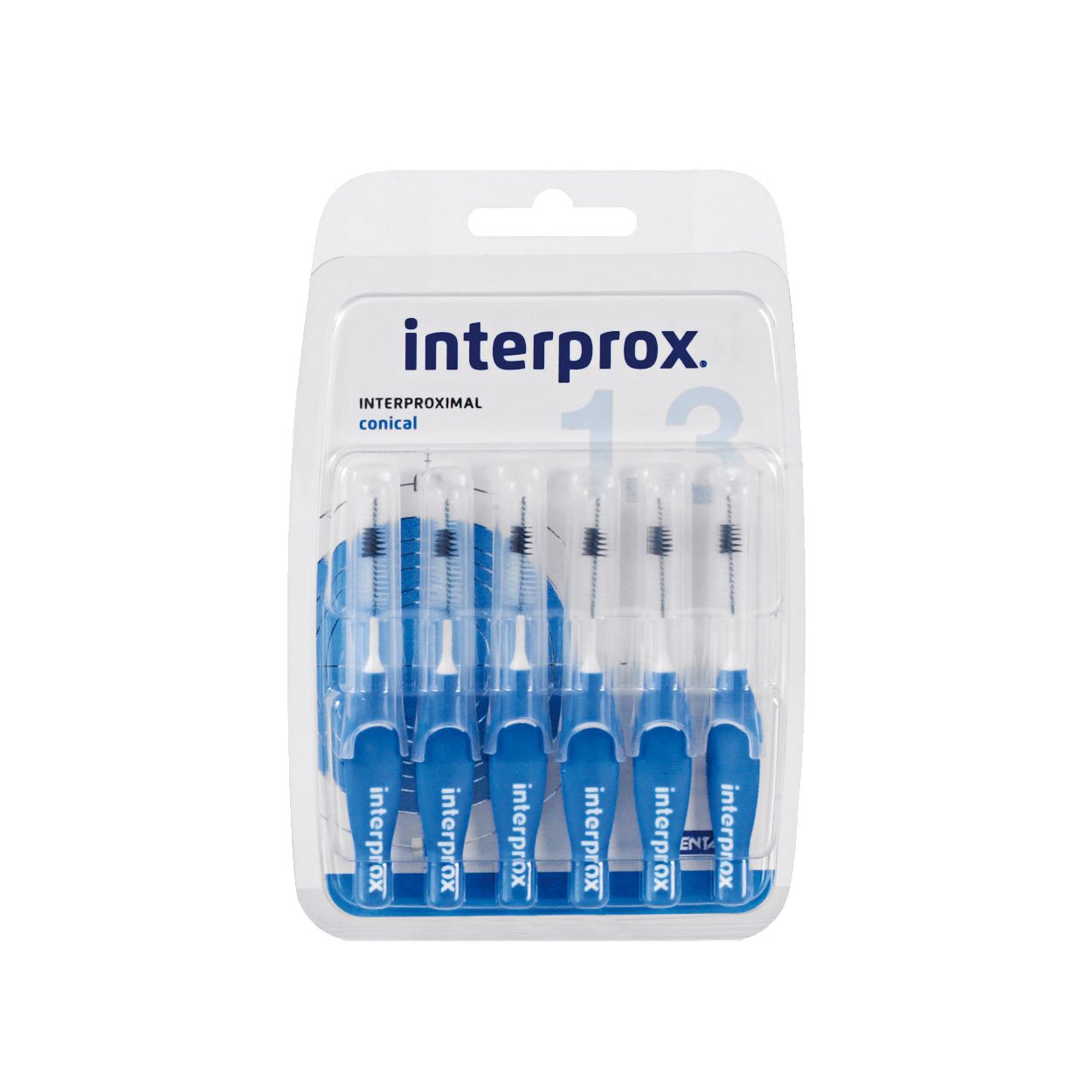 Interprox Interdentalbürsten blau conical 6 Stück, 6er Pack (6x 6 Stück)