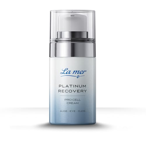 La mer Platinum Recovery Augenpflege | Pro Cell Cream Auge 15 ml | Regenerierende Anti-Aging Creme ohne Duft | Ohne unnötige Zusatzstoffe