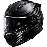 Nexo Integralhelm Motorradhelm Helm Motorrad Mopedhelm Integralhelm Carbon Sport III schwarz XS, Unisex, Sportler, Ganzjährig