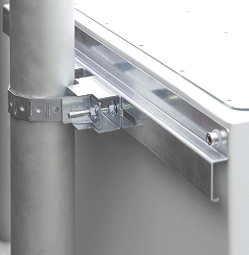 Techly I-Case ip-kit1 Rack Mounting Bracket Rack Accessory – Rack Zubehör (Mounting Bracket, Grey, Steel)