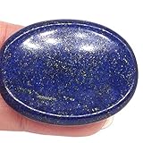 Thumb Worry's Natürlicher Kristall mit sieben Edelsteinen, spirituelles Fingermassage-Handwerk Kristallexemplar (Color : Lapis Lazuli, Size : One Size)