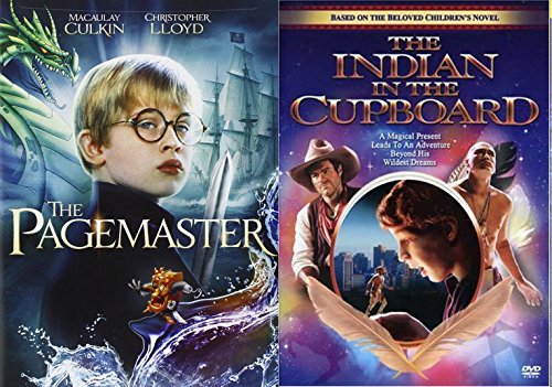 The Pagemaster & Indian in the Cupboard DVD Set Classic Family Fantasy Movie Bundle Double Feature