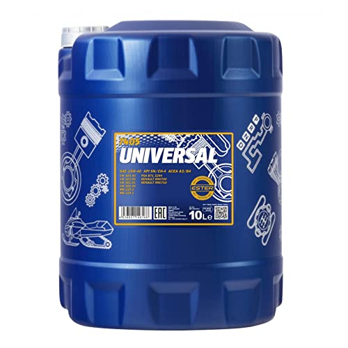 MANNOL Universal 15W-40 API SG/CD Motorenöl, 10 Liter