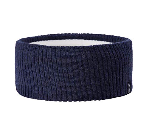 Enter the Complex® Stirnband für Damen und Herren aus 100% Merino Wolle, Winter Kopfband, weich und stylish, Unisex, Navyblau