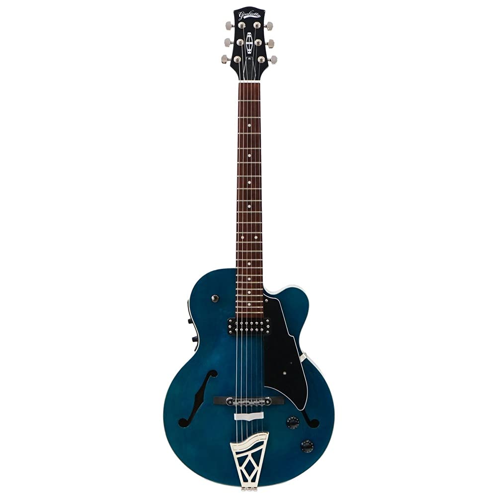 VOX - GIULIETTA VGA-3D-TB TRANS BLUE, Semi-Akustische Gitarre, Farbe Trans Blue