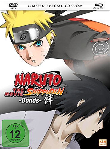 Naruto Shippuden - The Movie 2: Bonds (Limited Special Edition im Mediabook inkl. DVD + Blu-ray)