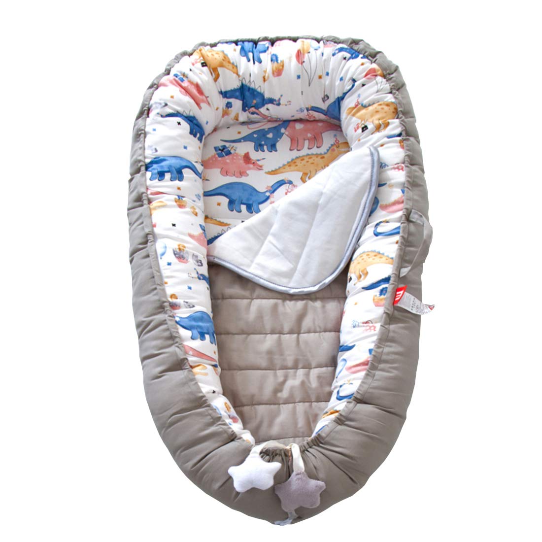 DorkasDE Babynest Kuschelnest Matratze im Bett Faltbett Babybett Reisebett mit Urinalpad