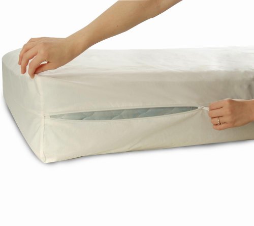 Allersoft Bettwanzen-, Staubmilben- & Allergiekontroll-Matratzenschutzumhüllung aus 100 Prozent Baumwolle, 160 x 200 x 25 cm
