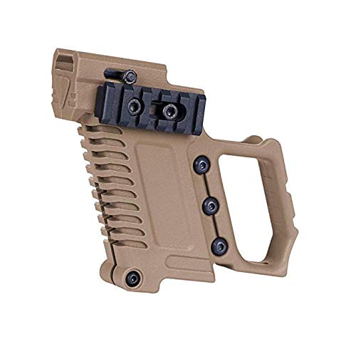 Gexgune Tactical Pistole Karabiner Kit Quick Reload für G1ock G17 G18 G19 Serie Ladeausrüstung (2 Colros optional)