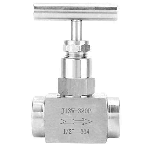 Aviviva 304 Edelstahl-Wasserrohr Hochdruck-Edelstahl-BSPP-Innengewinde mit geradem Nadelventil für die Wasserübertragung(1/2“)