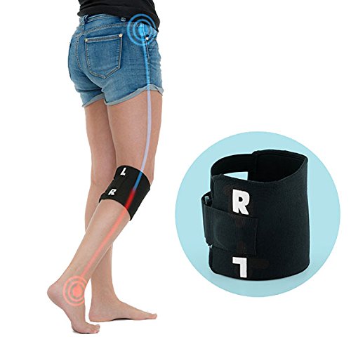 SHOP-STORY - X2 KNEE STRAP: Knieschützer für Akupressur-Bandagen mit Druckpunkt hinter dem Knie zur Linderung von Schmerzen bei Schmerzen, Schmerzen im Rücken