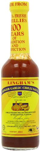 Lingham's Ginger Garlic Chilli Sauce 280 ml (Pack of 6)