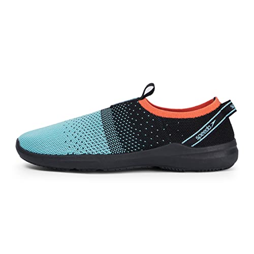 Speedo Damen Surfknit Pro Water Shoe, Schwarz/Blau, 38 EU