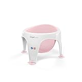 Angelcare ergonomischer Badering für die große Badewanne oder Dusche, Light Pink, angenehm weiche Sitzfläche