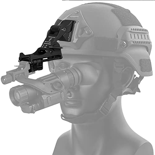 WLXW Tactical Helmet Accessory Improved, Für PVS-14 PVS-7 Nachtsichtgerät J Arm Adapter PVS 14 Mount Für Fast M88 Mich Helm (Schwarz),A