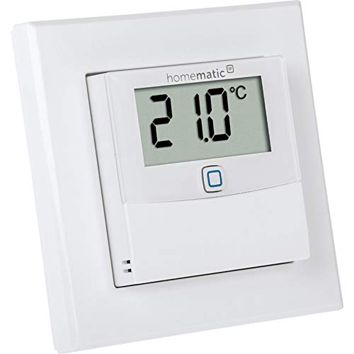 Homematic IP Wired Temperatur- und Luftfeuchtigkeitssensor mit Display HmIPW-STHD - innen