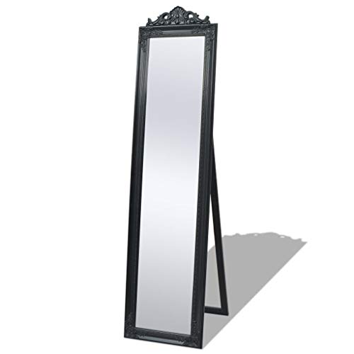 Festnight Standspiegel im Barock-Stil Flurspiegel Ankleidespiegel Ganzkörperspiegel Spiegel Barockspiegel 160 x 40 cm