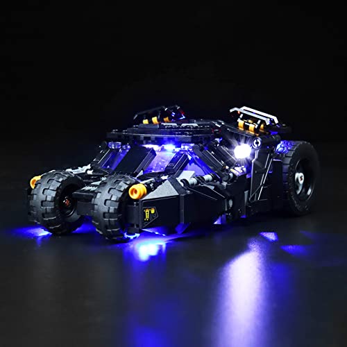 LED Beleuchtungsset für Lego 76239 DC Batman Super Heroes Batmobile Tumbler Modell, Licht-Set Kompatibel Mit Lego 76239 Batman Batmobile Tumbler Bausteinen Modell(Nicht Enthalten Modell)