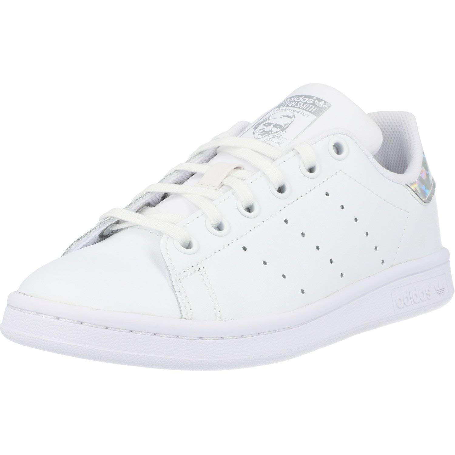 Adidas Unisex-Kinder Stan Smith J Sneaker, Weiß (White Ee8483), 38 EU