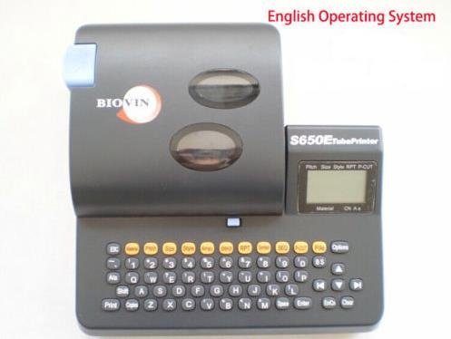 S-650E PVC Rohr Drucker Eletronic Schriftzug Maschine Kabel ID Drucker Draht Marker
