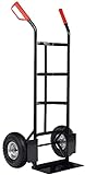 Stagecaptain Carryboy Sackkarre - Transportkarre für Umzug oder Getränkekisten - Stabiler Metallrahmen und Luftreifen mit 27cm Durchmesser - Handkarre mit Sicherheits Haltegriffen - 200kg Belastbar