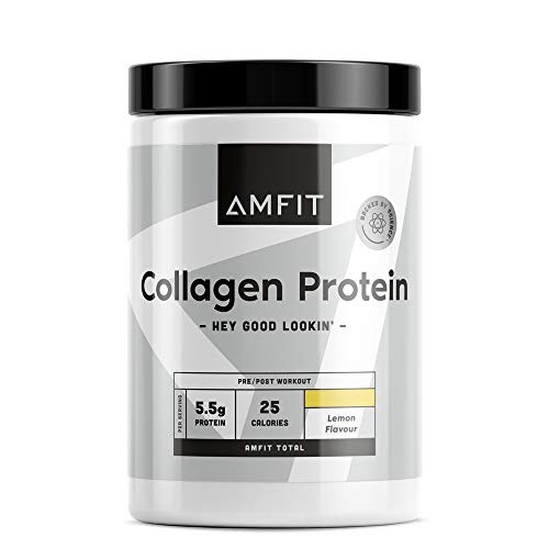 Amazon-Marke: Amfit Nutrition Kollagen-Protein, Zitronen-Geschmack, 454 g (ehemals PBN)
